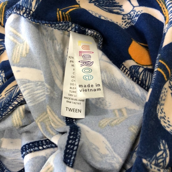 Lularoe tween leggings - Picture 2 of 2